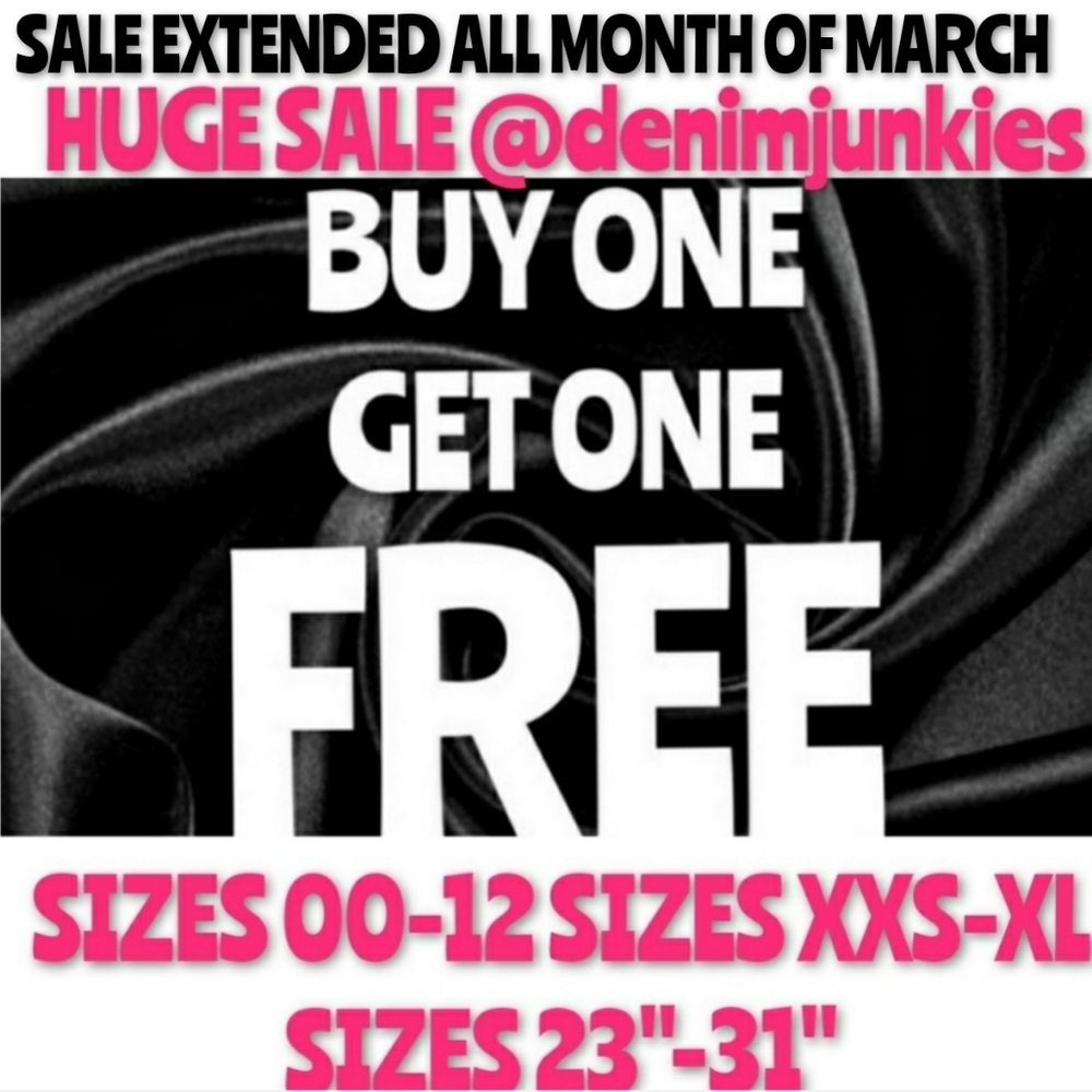 BUY ONE GET ONE FREE ALL MARCH